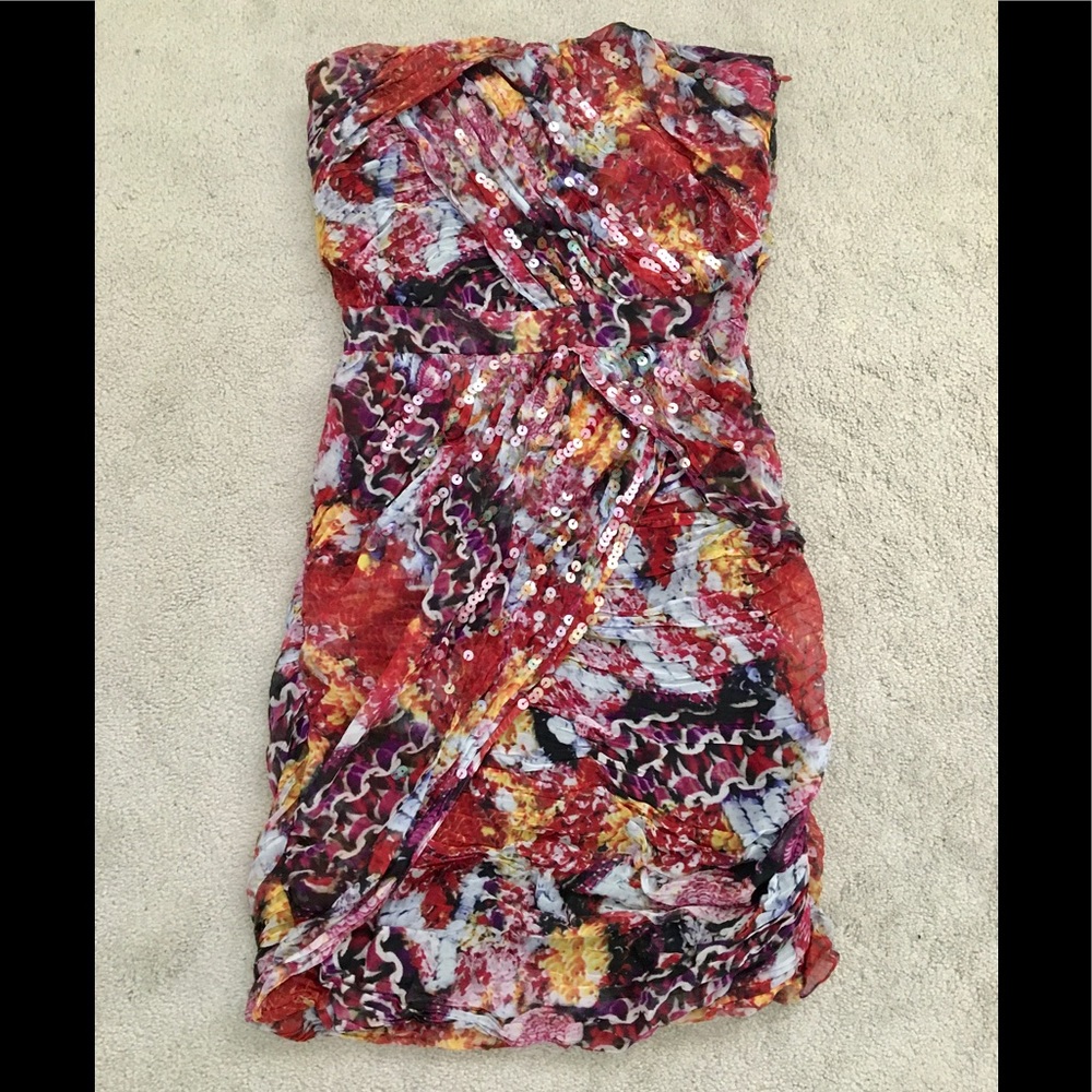 Diane Von Furstenberg Sequin Silk Garvin Dress